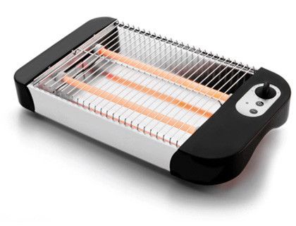 Tostador lacor plano potencia 600w con bandeja recogemigas 36x21x6,5 cm
