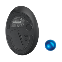 Trackball inalámbrico TB450 ProFit® Ergo Kensington, negro y azul