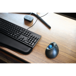 Trackball inalámbrico TB450 ProFit® Ergo Kensington, negro y azul