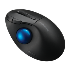 Trackball inalámbrico TB450 ProFit® Ergo Kensington, negro y azul