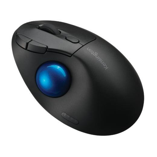 Trackball inalámbrico TB450 ProFit® Ergo Kensington, negro y azul