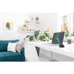 Trackball inalámbrico TB450 ProFit® Ergo Kensington, negro y azul