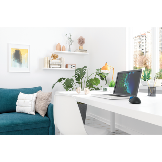 Trackball inalámbrico TB450 ProFit® Ergo Kensington, negro y azul