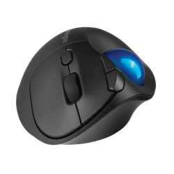 Trackball inalámbrico TB450 ProFit® Ergo Kensington, negro y azul