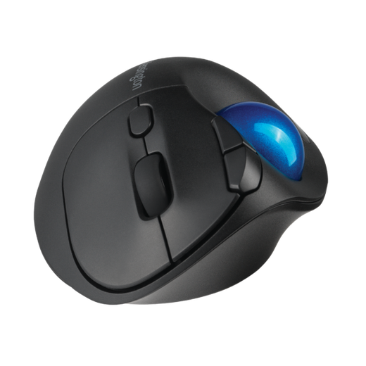 Trackball inalámbrico TB450 ProFit® Ergo Kensington, negro y azul