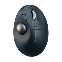 Trackball inalámbrico TB550 ProFit® Ergo Kensington, batería recargable, negro y plata