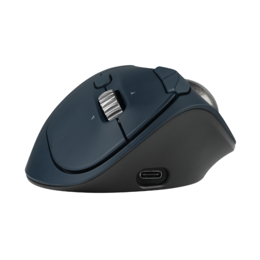 Trackball inalámbrico TB550 ProFit® Ergo Kensington, batería recargable, negro y plata
