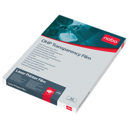 Transparencia NOBO universal impresoras láser (Caja 50)