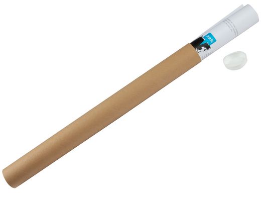 Tubo de Carton Q-Connect Portadocumentos Tapa Plastico 60X640 Mm