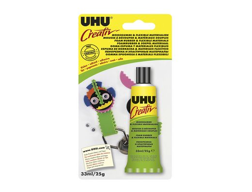 Uhu creativo goma eva incoloro 33 ml 62931