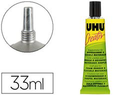Uhu creativo goma eva incoloro 33 ml 62931