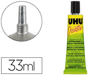 Uhu creativo goma eva incoloro 33 ml 62931