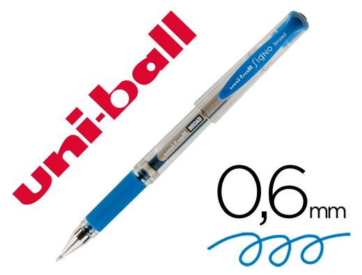 UNI-BALL Roller UM-153 Signo Broad Azul Bola 1 mm Tinta gel 653113000