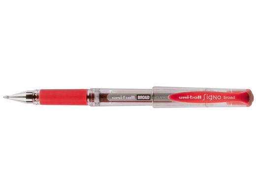 UNI-BALL Roller UM-153 Signo Broad Rojo Bola 1 mm Tinta gel 653121000