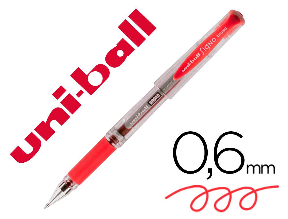 Lápices De Gel Uni Ball Signo Broad 153 Lápiz Gel Uni Ball Signo Broad 153 Blanco