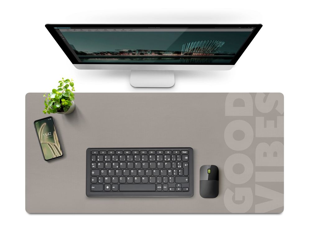 Vade de sobremesa cep xl color arena 750x350 mm