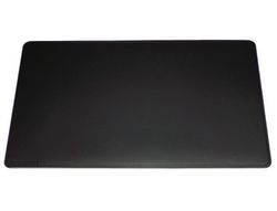 Vade sobremesa durable negro antideslizante contorneado 65x52 cm