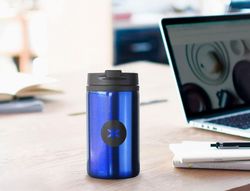 Vaso antartik acero inoxidable con tapa dosificador de seguridad y base acolchada 290 ml 4880AZUL