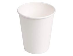 Vaso de carton biodegradable blanco 360 cc paquete de 40 unidades
