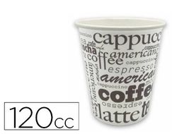 Vaso termico carton 120 cc paquete de 50 unidades