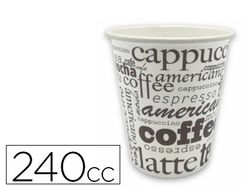 Vaso termico carton 240 cc paquete de 50 unidades