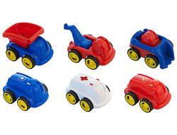 Vehículos de profesiones Miniland bote de 10 piezas