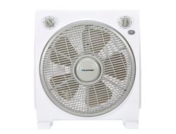 Ventilador de suelo blaupunkt box fan 45w 30cm diametro 5 aspas 3 velocidades con temporizador y rejilla