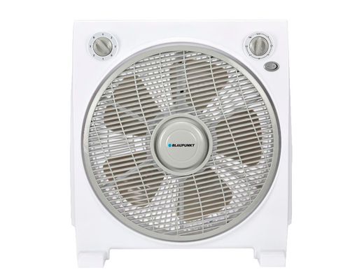 Ventilador de suelo blaupunkt box fan 45w 30cm diametro 5 aspas 3 velocidades con temporizador y rejilla