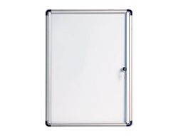 Vitrina de anuncios bi-office fondo magnetico extraplana de interior 490x664 mm