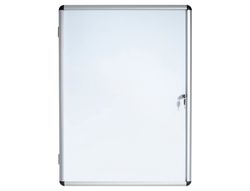 Vitrina de anuncios bi-office fondo magnetico extraplana de interior 720x674 mm