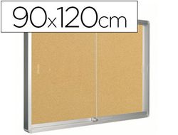 Vitrina de anuncios q-connect marco de aluminio 900 x 1200 mm