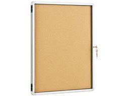 Vitrina de anuncios q-connect marco de aluminio 900 x 1200 mm