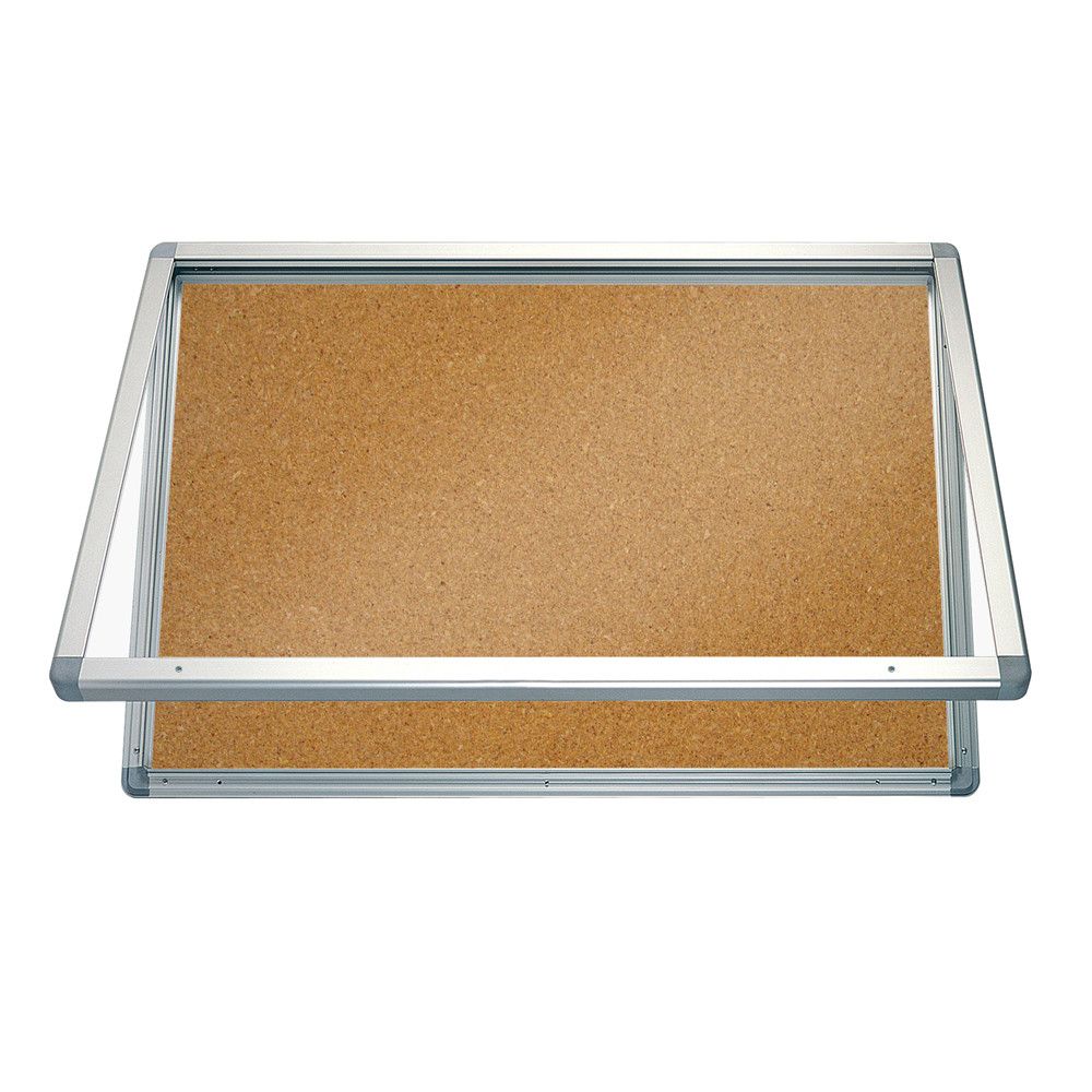 Vitrina  Exteriopuerta Apertura Vertical Corcho 4xa4