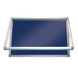 Vitrina Exterior Puerta Apertura Vertical Moqueta Azul 4xa4