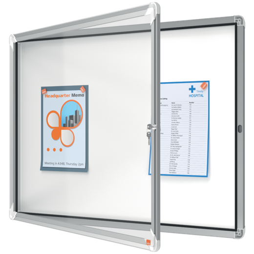 Vitrina NOBO Premium Plus de exterior fondo magnético 8 x hojas A4