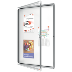 Vitrina NOBO Premium Plus de exterior fondo magnético 9 x hojas A4