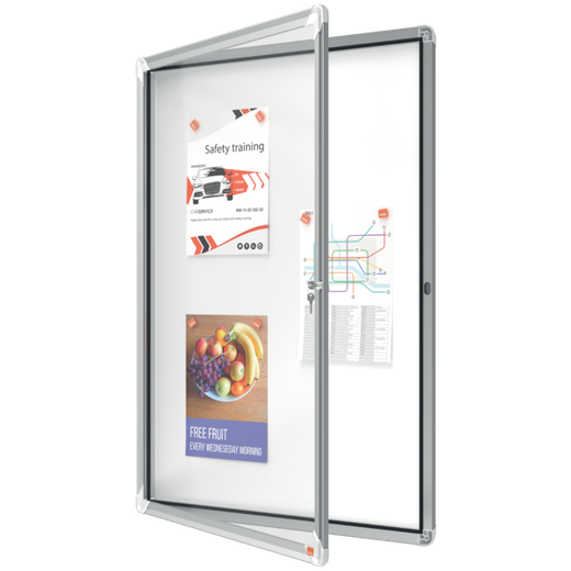 Vitrina NOBO Premium Plus de exterior fondo magnético 9 x hojas A4