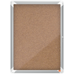 Vitrina NOBO Premium Plus de fondo de corcho 4 x hojas A4