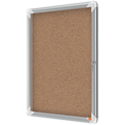 Vitrina NOBO Premium Plus de fondo de corcho 4 x hojas A4