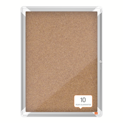 Vitrina NOBO Premium Plus de fondo de corcho 4 x hojas A4