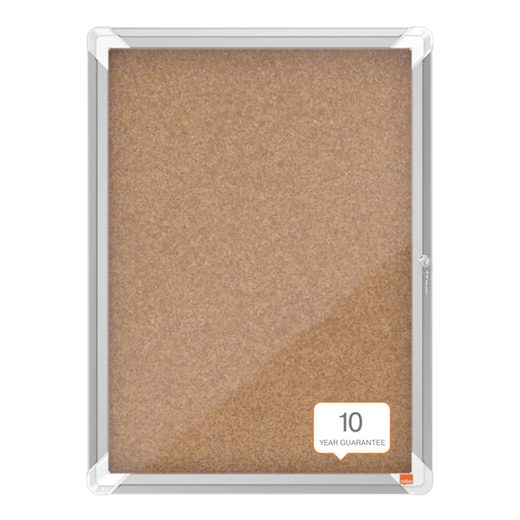 Vitrina NOBO Premium Plus de fondo de corcho 4 x hojas A4