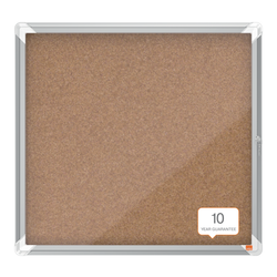 Vitrina NOBO Premium Plus de fondo de corcho 6 x hojas A4