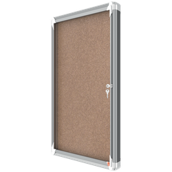 Vitrina NOBO Premium Plus de fondo de corcho 6 x hojas A4