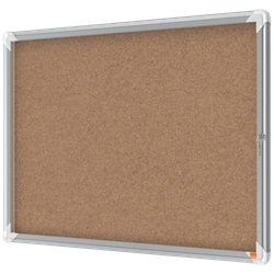 Vitrina NOBO Premium Plus de fondo de corcho 8xA4 hojas