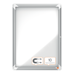 Vitrina NOBO Premium Plus de fondo magnético 4 x hojas A4
