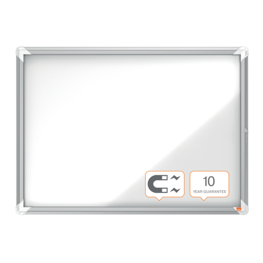 Vitrina NOBO Premium Plus de fondo magnético 8 x hojas A4