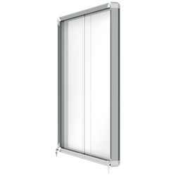 Vitrina NOBO Premium Plus de puerta corredera fondo magnético 12 x hojas A4