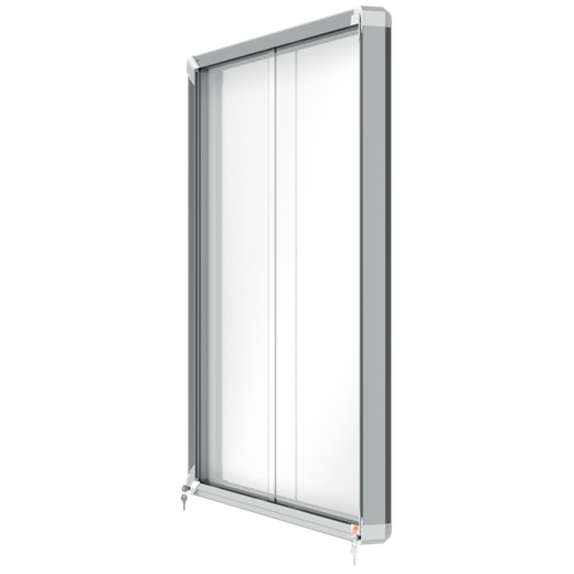 Vitrina NOBO Premium Plus de puerta corredera fondo magnético 12 x hojas A4
