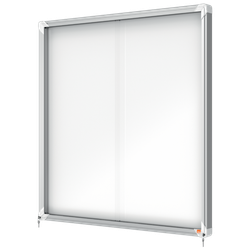 Vitrina NOBO Premium Plus de puerta corredera fondo magnético 12 x hojas A4
