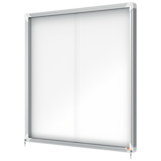 Vitrina NOBO Premium Plus de puerta corredera fondo magnético 12 x hojas A4
